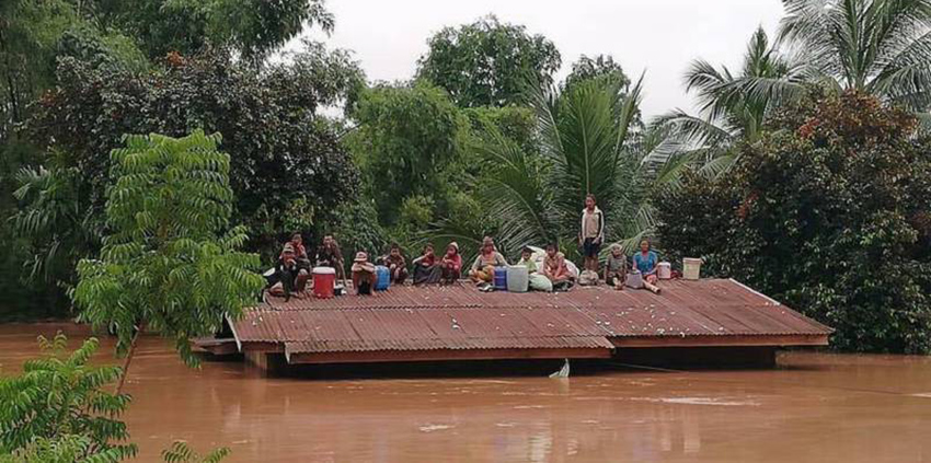 Effondrement d’un barrage hydroélectrique en construction au Laos, au moins six villages submergés
