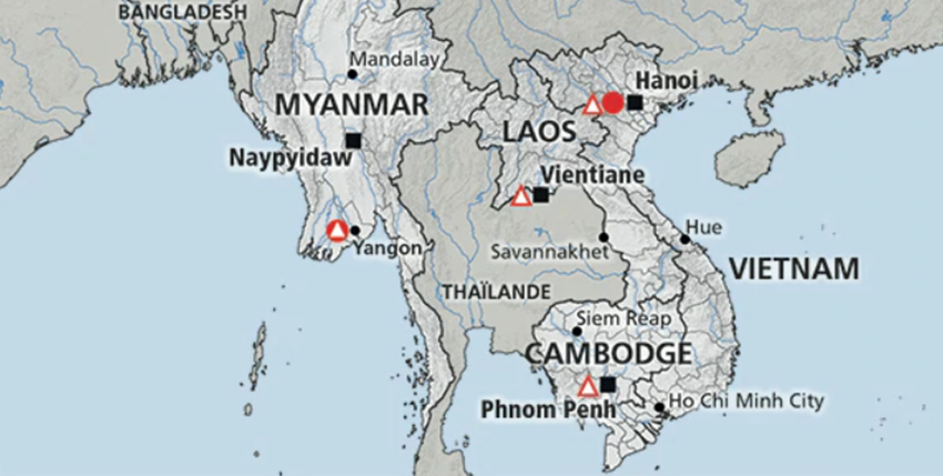 Le Cambodge touché par les eaux du barrage effondré au Laos, au moins 17 villages inondés