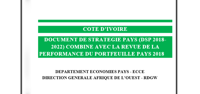 BAD/Côte d’Ivoire: le Document de stratégie pays pour la période 2018-2022 adopté
