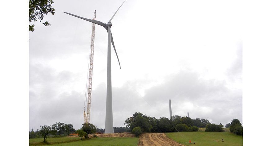 Avec 193 mètres, les éoliennes inaugurées le 29 septembre dans le Jura sont les plus hautes de France