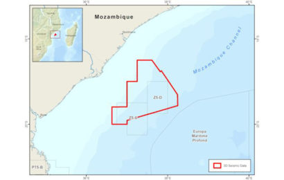 Mozambique: les données sismiques finales 3D des blocs Z5-C et Z5-D sont disponibles (CGG)