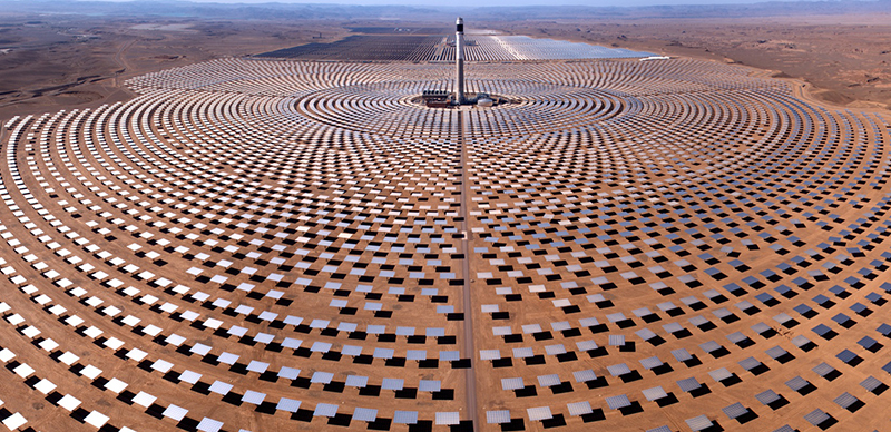 Noor Ouarzazate et la phase 1 de Noor Midelt fournissent au Maroc plus de 1 000 MW d’énergie solaire