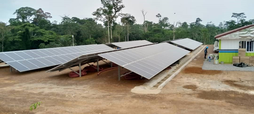 Cameroun: la liaison d’un parc solaire de 125 kWc à la centrale thermique de Lomié achevée