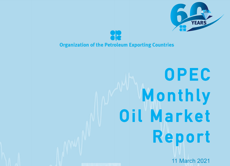 La production totale de l’Opep a baissé de 647 000 barils par jour en février 2021
