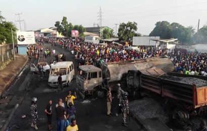 Sierra Leone: l’incendie qui a fait plus de 98 morts causée par l’explosion d’un camion-citerne dans une station-service