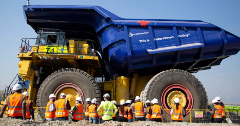 Afrique du Sud: Anglo American Mining teste la possibilité de remplacer ses camions diesel par ceux à hydrogène