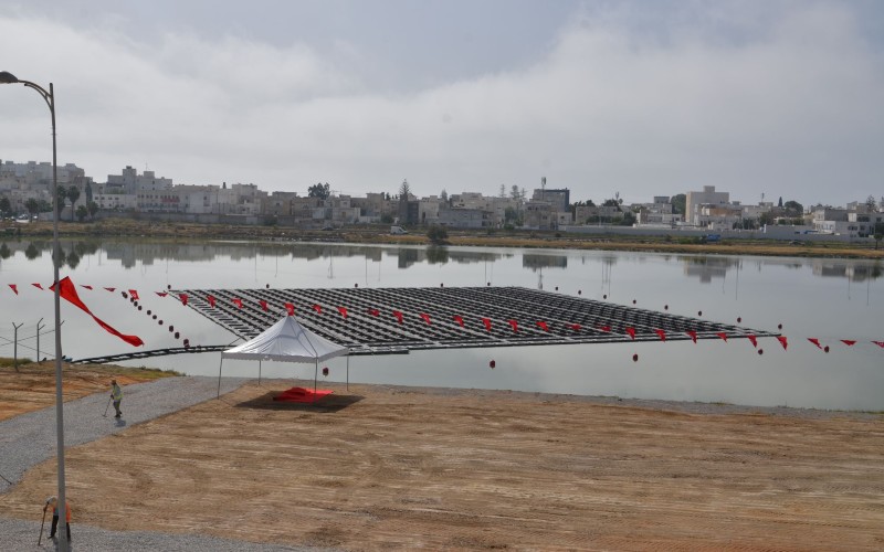 Tunisie: la centrale solaire flottante de 200 kW de Qair en production