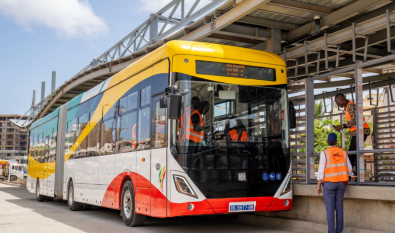 Sénégal : les bus électriques du projet BRT vont transporter 300 000 passagers par jour