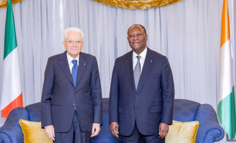 Côte d’Ivoire: le président italien salue le partenariat dans le domaine gazier et pétrolier