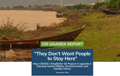 Ouganda/Projet pétrolier Kingfisher : l’ONG CRI dénonce des expropriations, violences sexuelles, actes de pollution